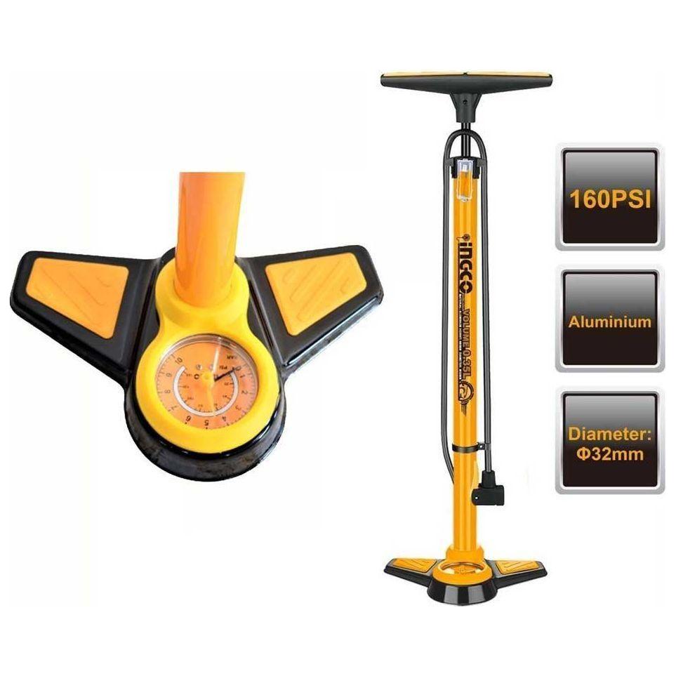 Ingco MPP3201 Tire Hand Pump Inflator (Anti-Slip Foot Pad) 160 psi - KHM Megatools Corp. Ingco MPP3201 Tire Hand Pump Inflator (Anti-Slip Foot Pad) 160 psi - KHM Megatools Corp.